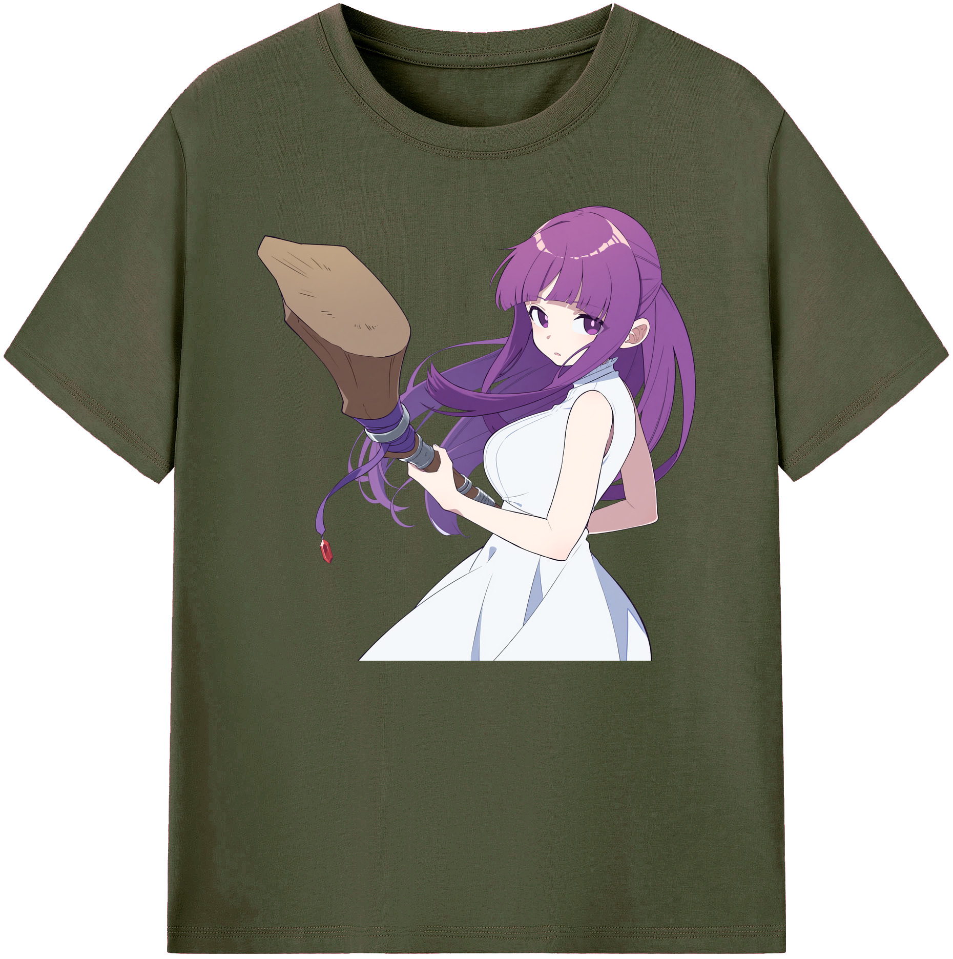 （画像用） 葬送のフリーレン Frieren 綿100％ メンズ半袖Tシャツ｜肌触りやわらか＆通気性